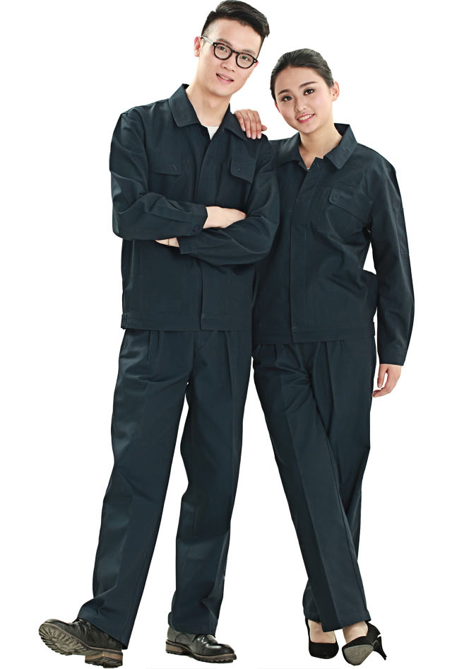 HR-838款帆布單層茄克工作服款式圖片大全 HR-838款帆布單層茄克工作服定制款式